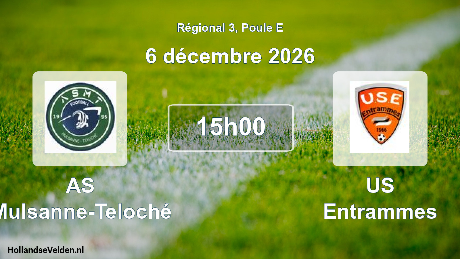 Scheduled Match: AS Mulsanne-Teloché - US Entrammes (6 December 2026)