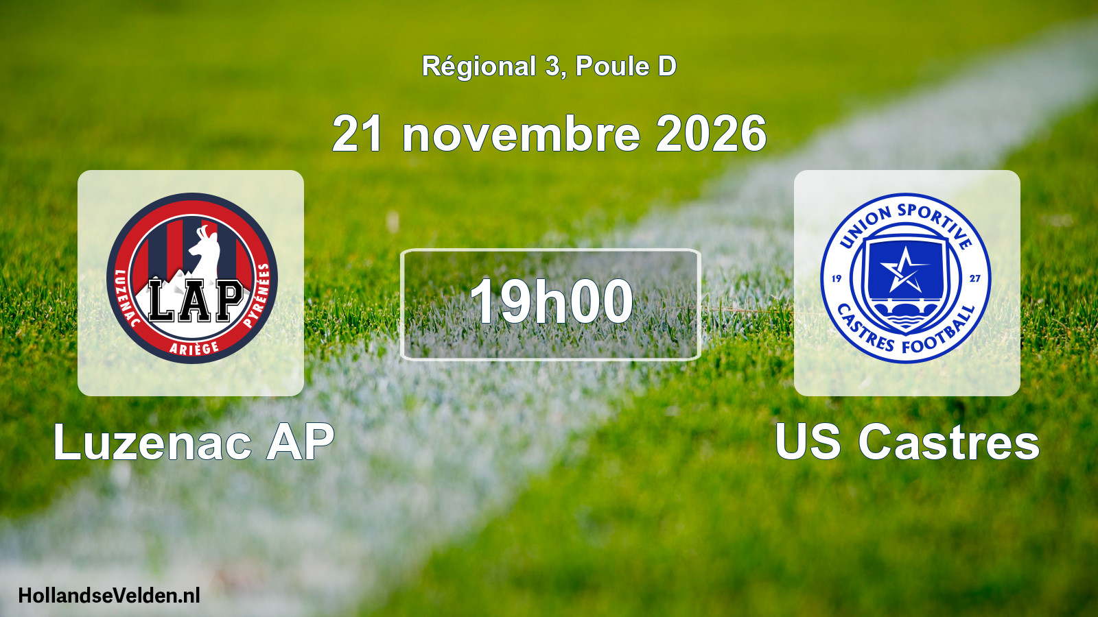 Match programmé: Luzenac AP - US Castres (21 novembre 2026)