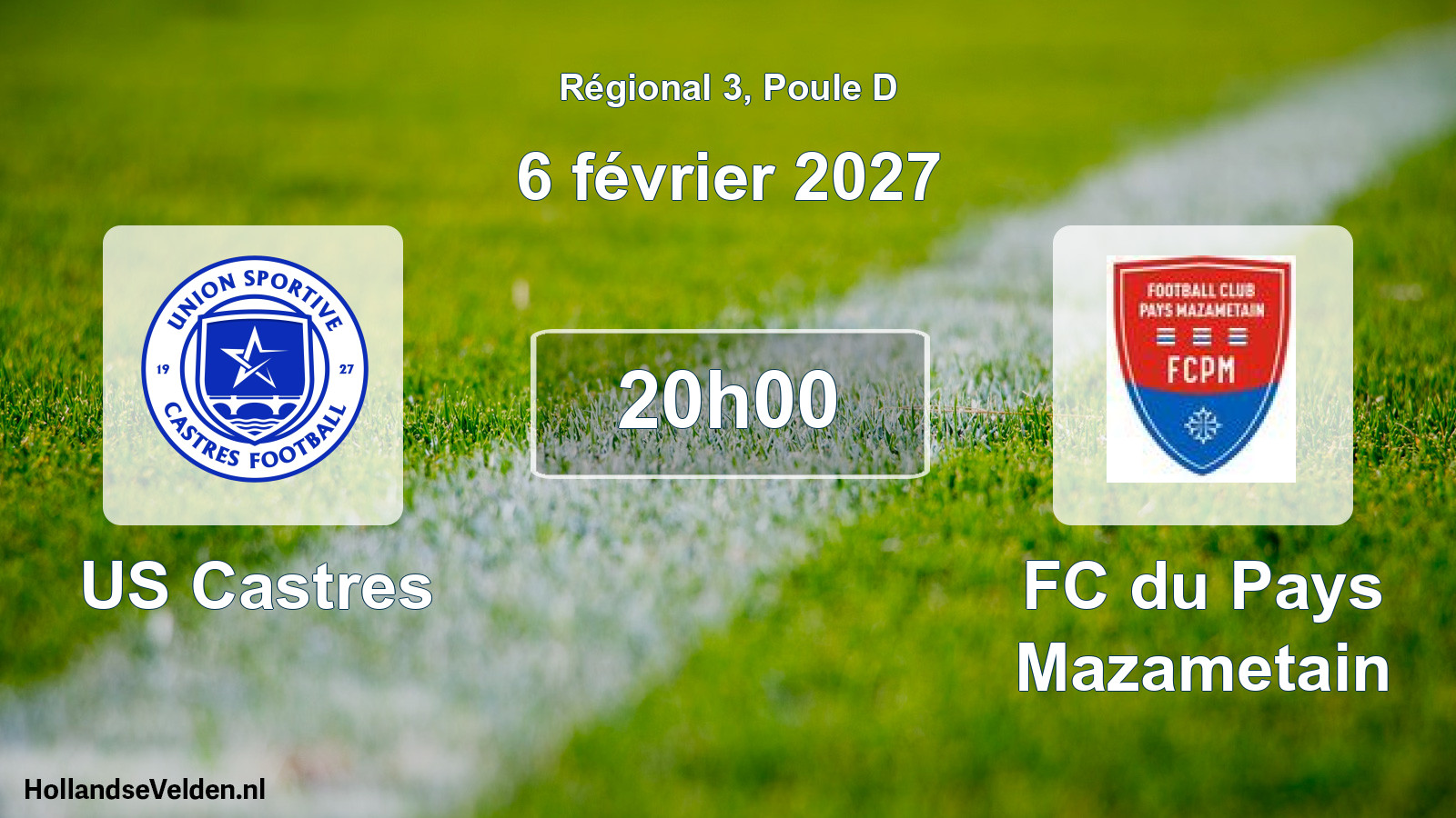 Scheduled Match: US Castres - FC du Pays Mazametain (6 February 2027)