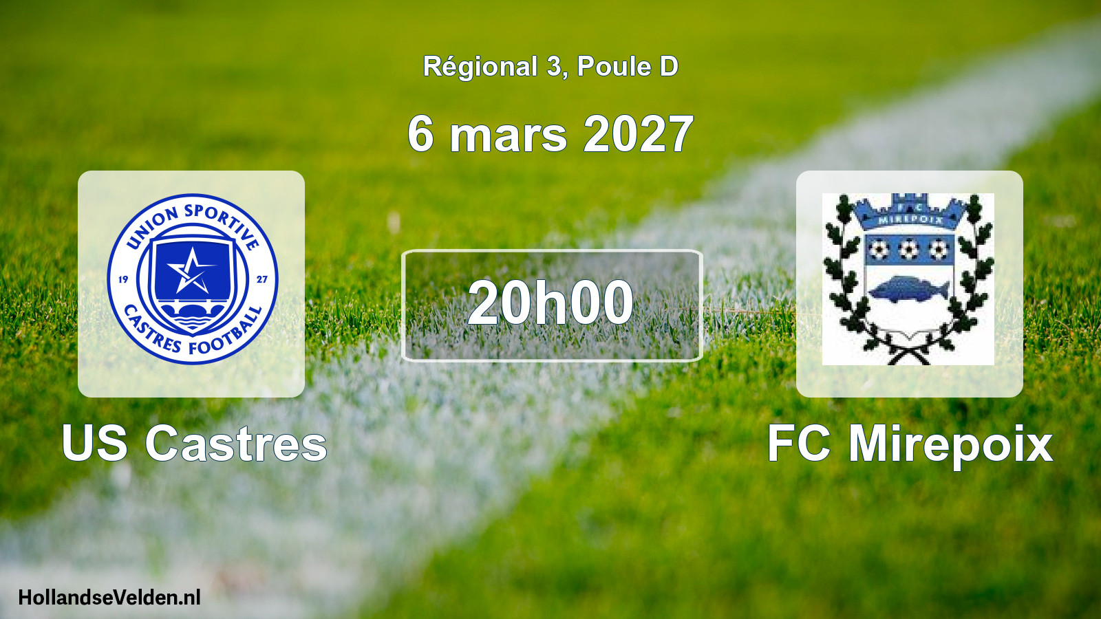 Scheduled Match: US Castres - FC Mirepoix (6 March 2027)