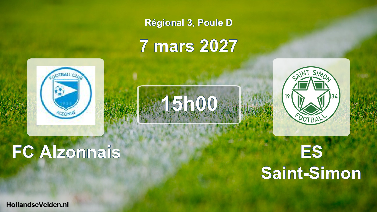 Scheduled Match: FC Alzonnais - ES Saint-Simon (7 March 2027)