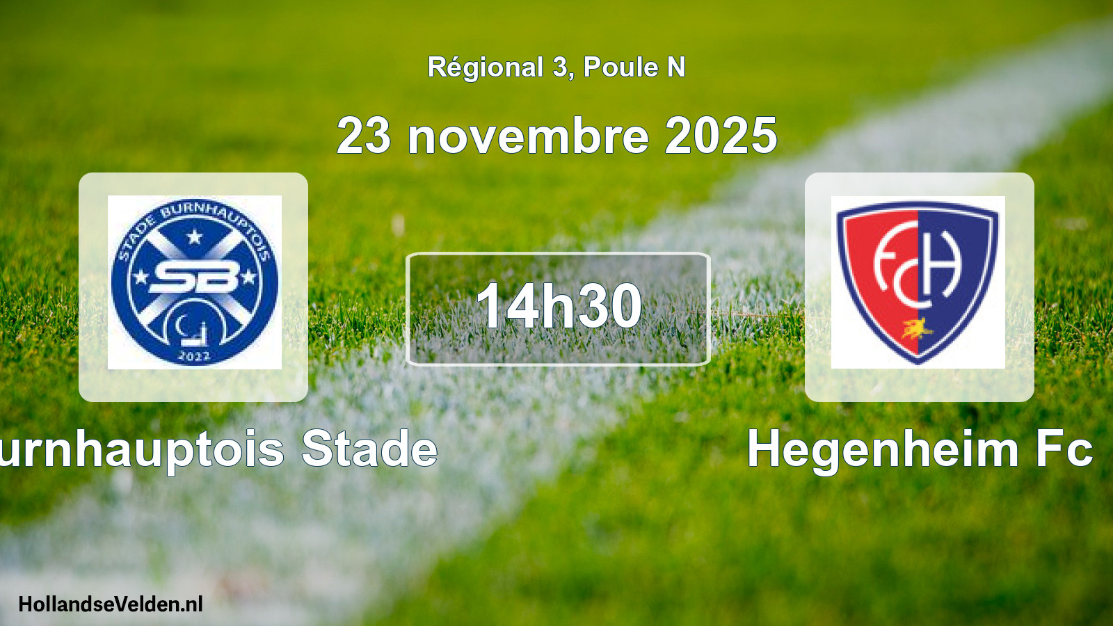 Geplande wedstrijd: Burnhauptois Stade - Hegenheim Fc (23 novembre 2025)