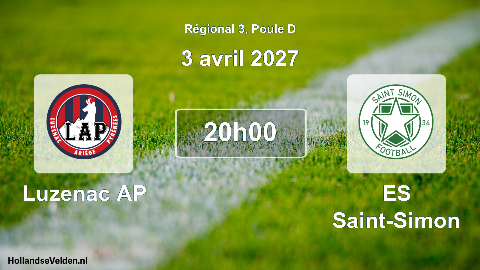 Match programmé: Luzenac AP - ES Saint-Simon (3 avril 2027)