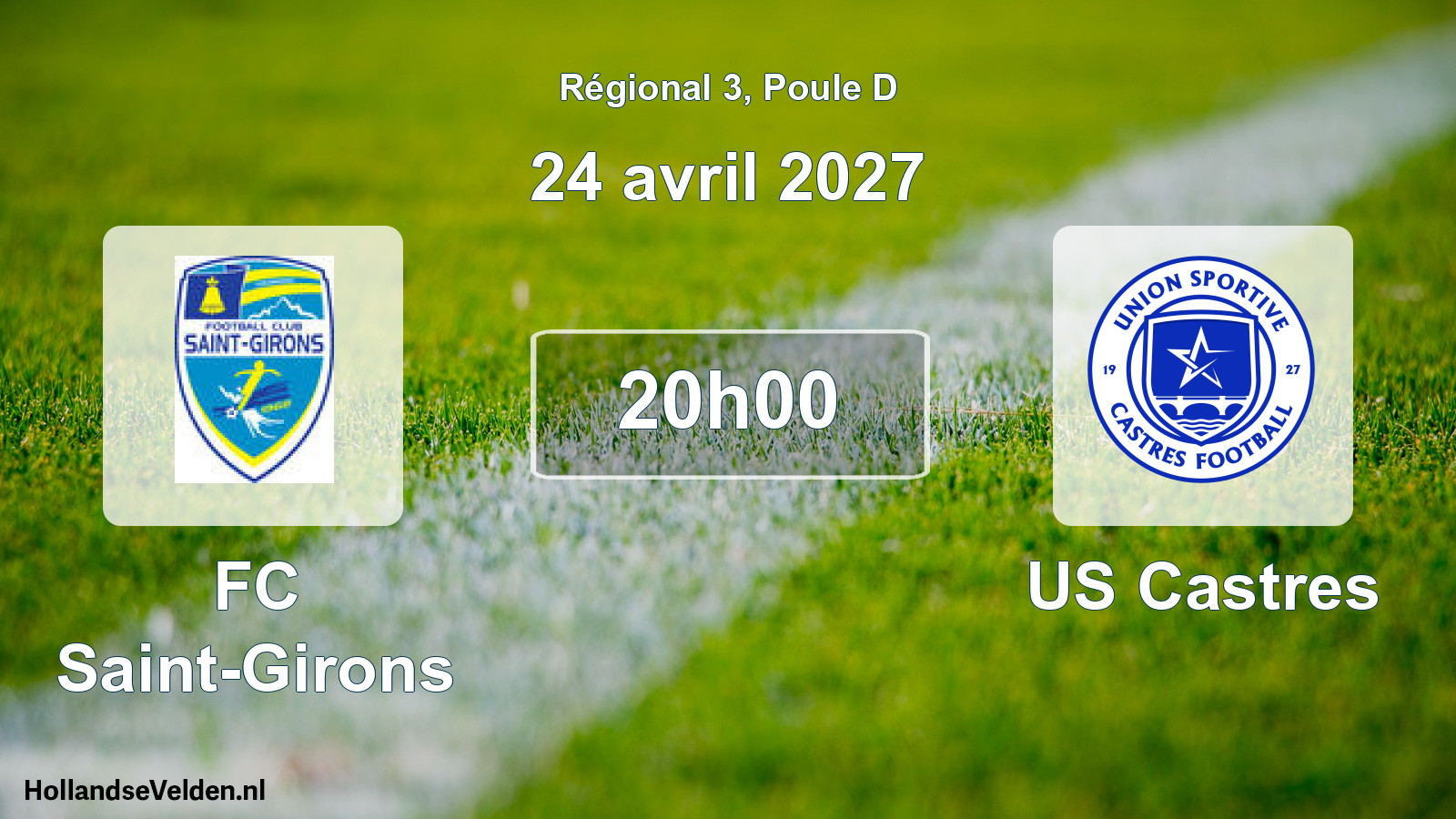 Scheduled Match: FC Saint-Girons - US Castres (24 April 2027)