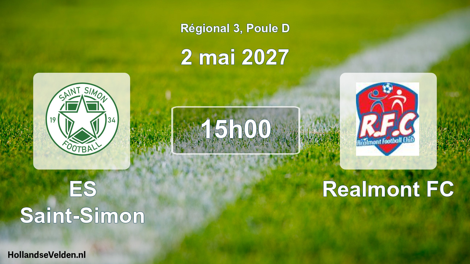 Scheduled Match: ES Saint-Simon - Realmont FC (2 May 2027)