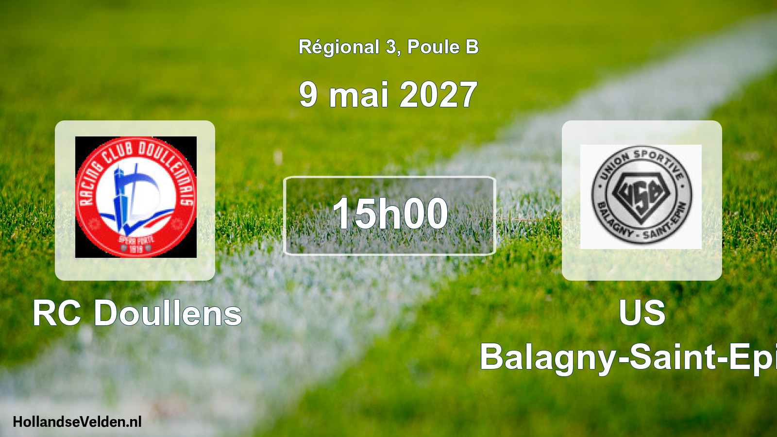 Match programmé: RC Doullens - US Balagny-Saint-Epin (9 mai 2027)