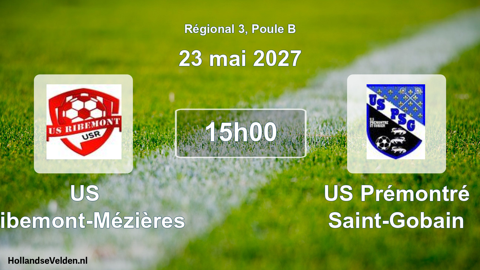 Scheduled Match: US Ribemont-Mézières - US Prémontré Saint-Gobain (23 May 2027)