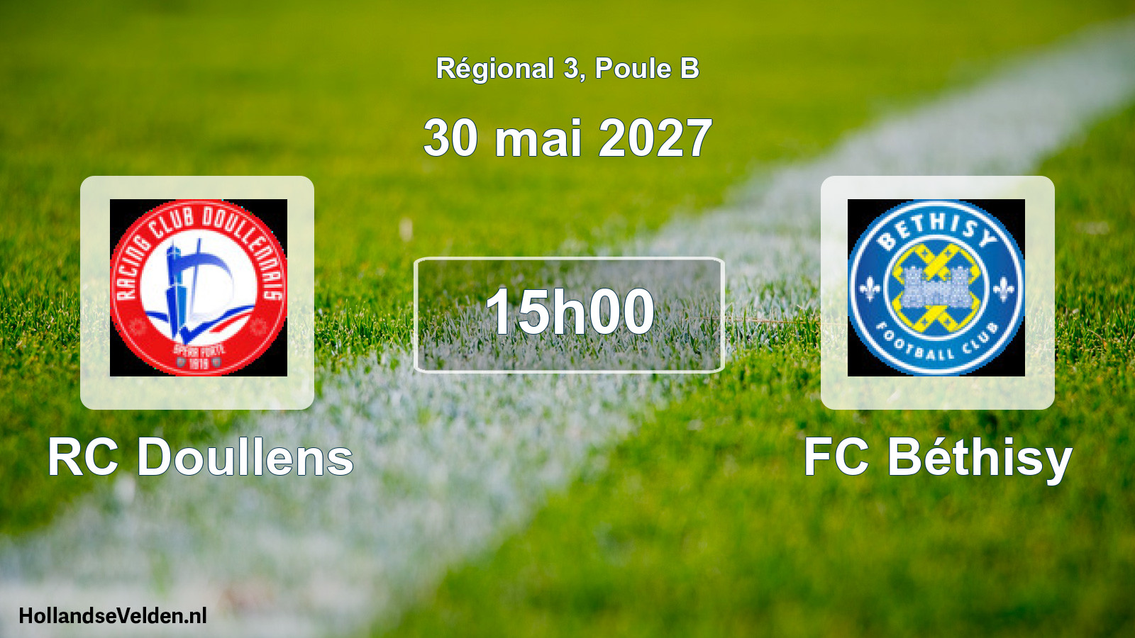 Geplande wedstrijd: RC Doullens - FC Béthisy (30 mei 2027)