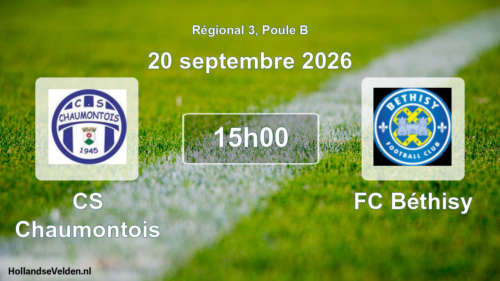 Scheduled Match: CS Chaumontois - FC Béthisy (20 September 2026)