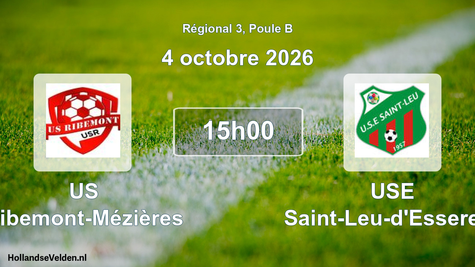 Scheduled Match: US Ribemont-Mézières - USE Saint-Leu-d'Esserent (4 October 2026)