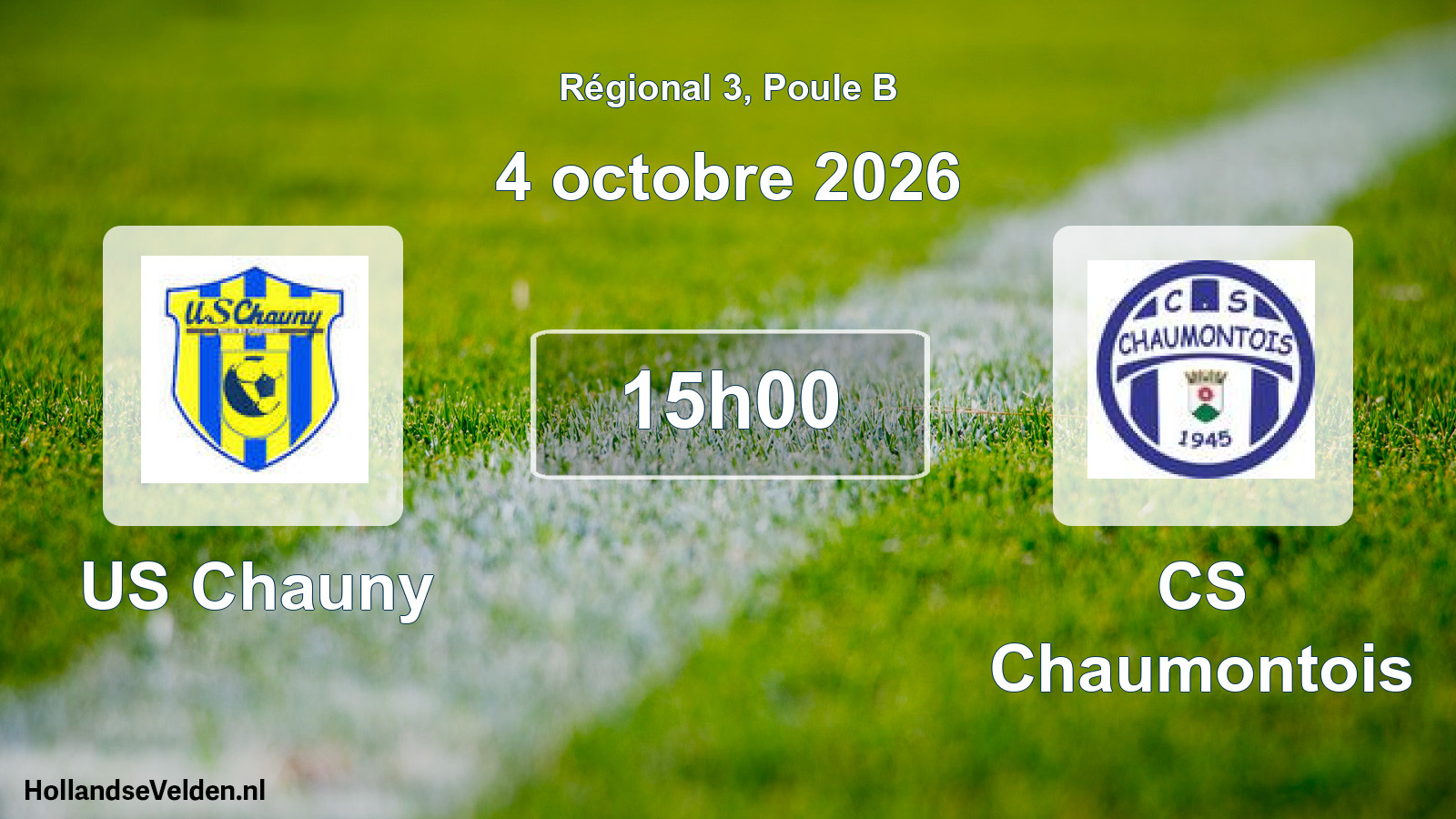 Scheduled Match: US Chauny - CS Chaumontois (4 October 2026)