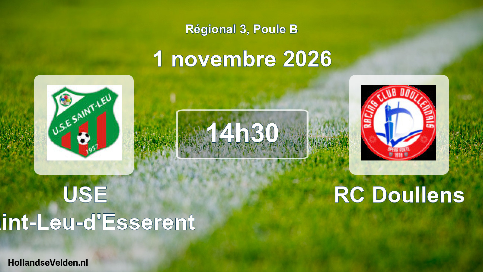 Scheduled Match: USE Saint-Leu-d'Esserent - RC Doullens (1 November 2026)