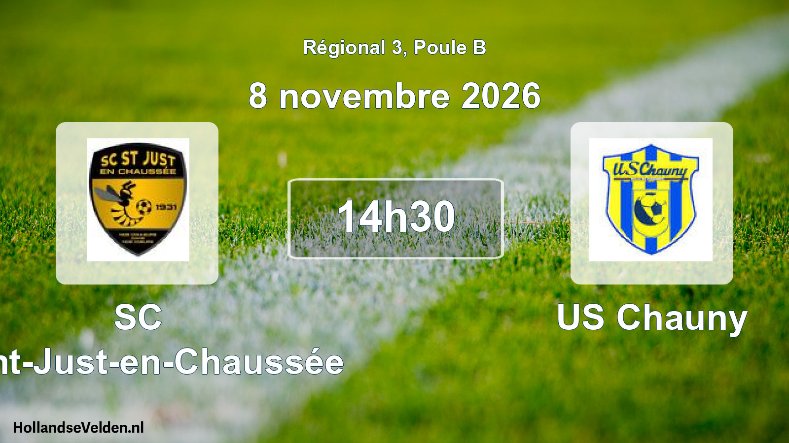 Scheduled Match: SC Saint-Just-en-Chaussée - US Chauny (8 November 2026)
