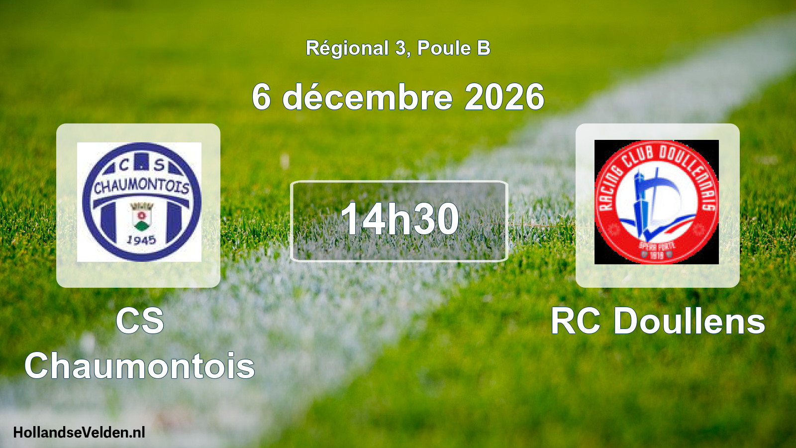 Scheduled Match: CS Chaumontois - RC Doullens (6 December 2026)