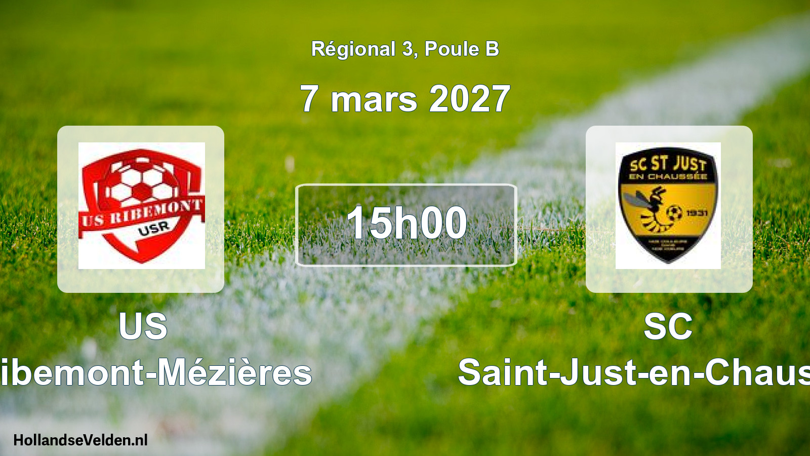 Scheduled Match: US Ribemont-Mézières - SC Saint-Just-en-Chaussée (7 March 2027)