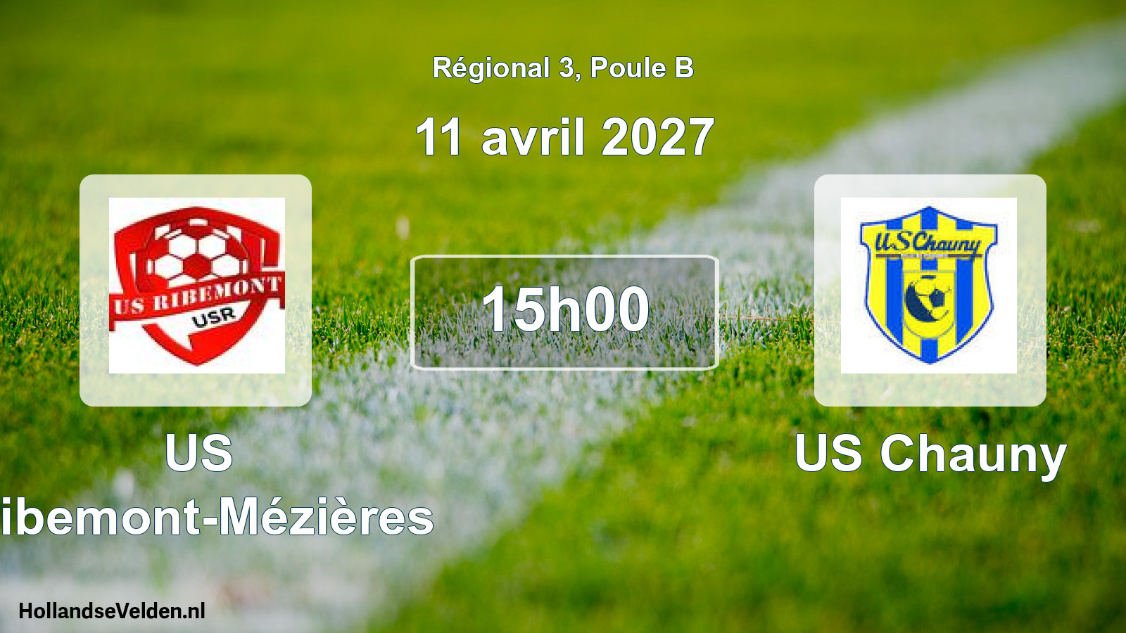 Scheduled Match: US Ribemont-Mézières - US Chauny (11 April 2027)