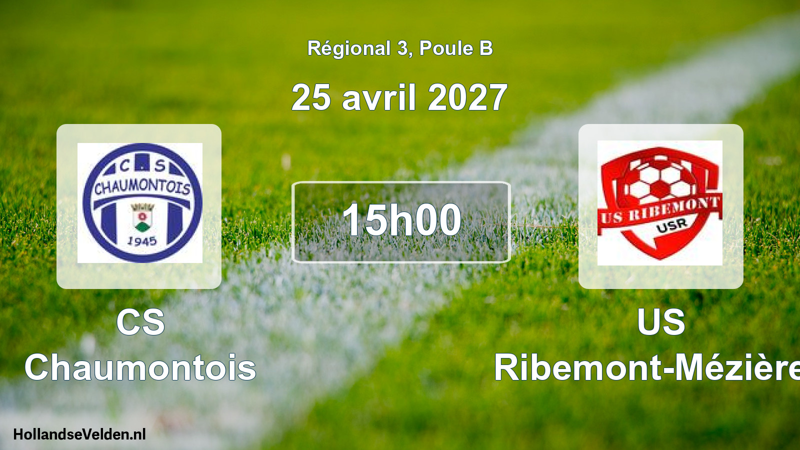 Scheduled Match: CS Chaumontois - US Ribemont-Mézières (25 April 2027)