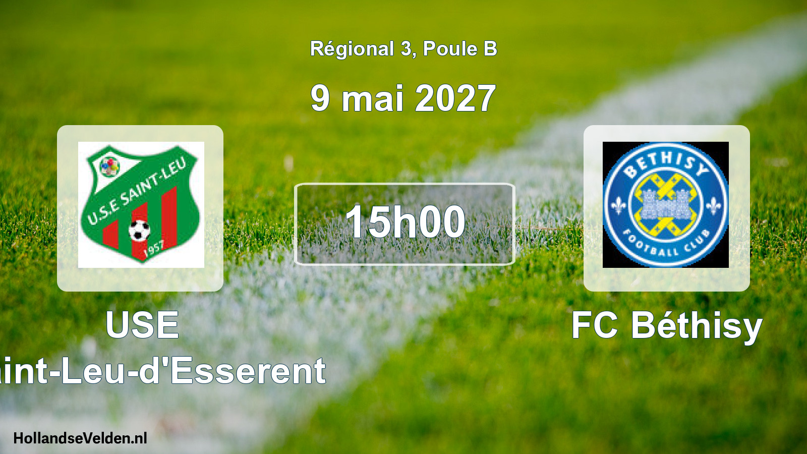Geplande wedstrijd: USE Saint-Leu-d'Esserent - FC Béthisy (9 mei 2027)