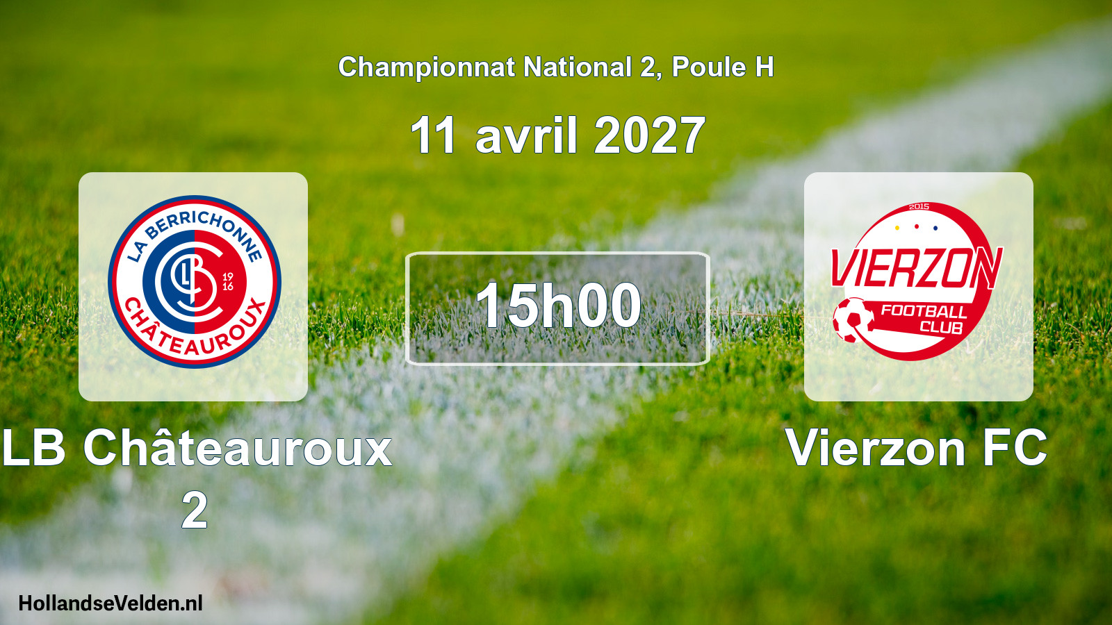 Scheduled Match: LB Châteauroux 2 - Vierzon FC (11 April 2027)