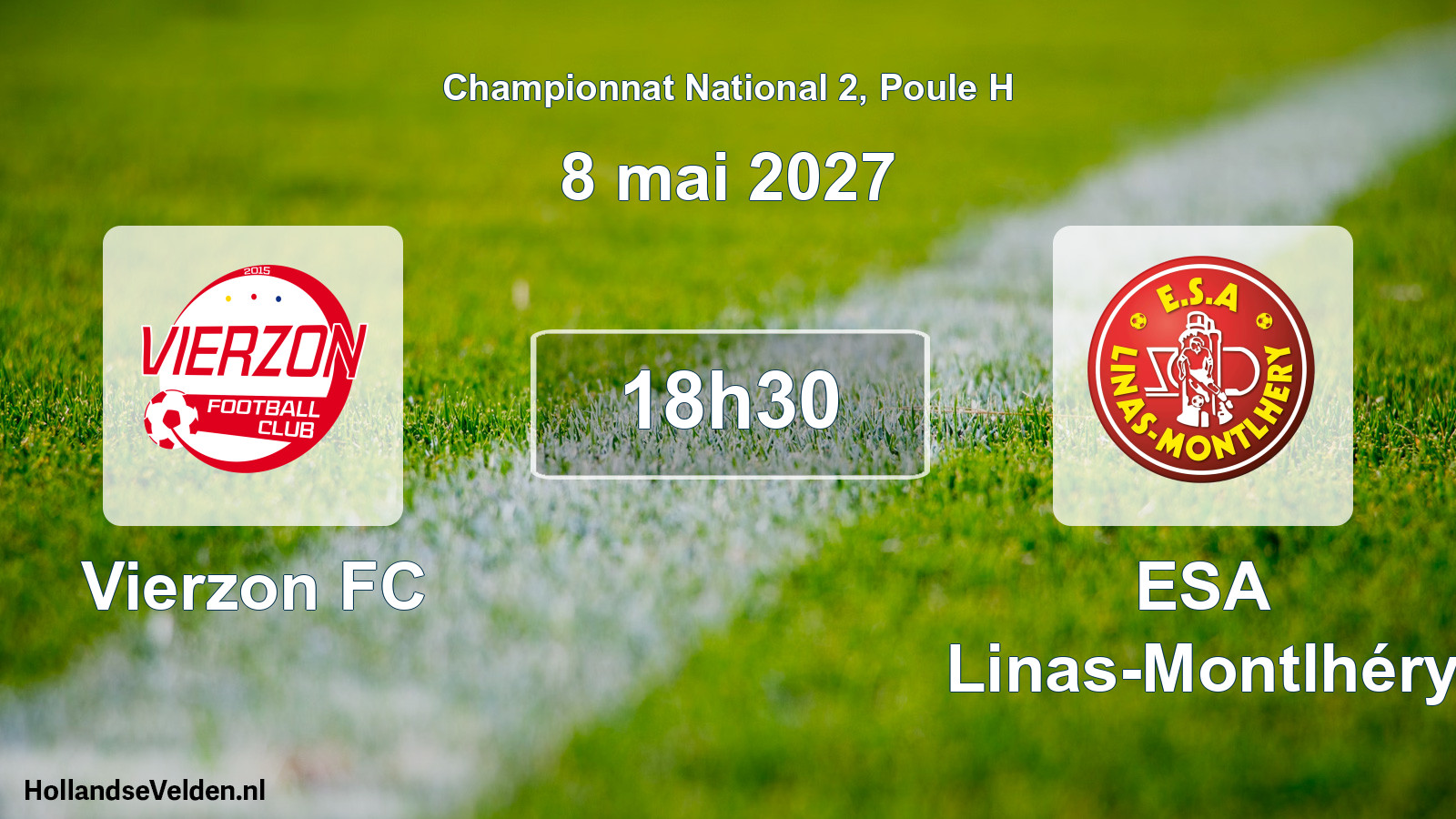 Scheduled Match: Vierzon FC - ESA Linas-Montlhéry (8 May 2027)