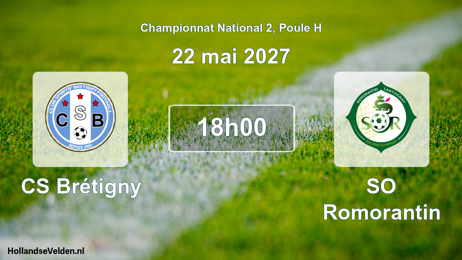 Scheduled Match: CS Brétigny - SO Romorantin (22 May 2027)