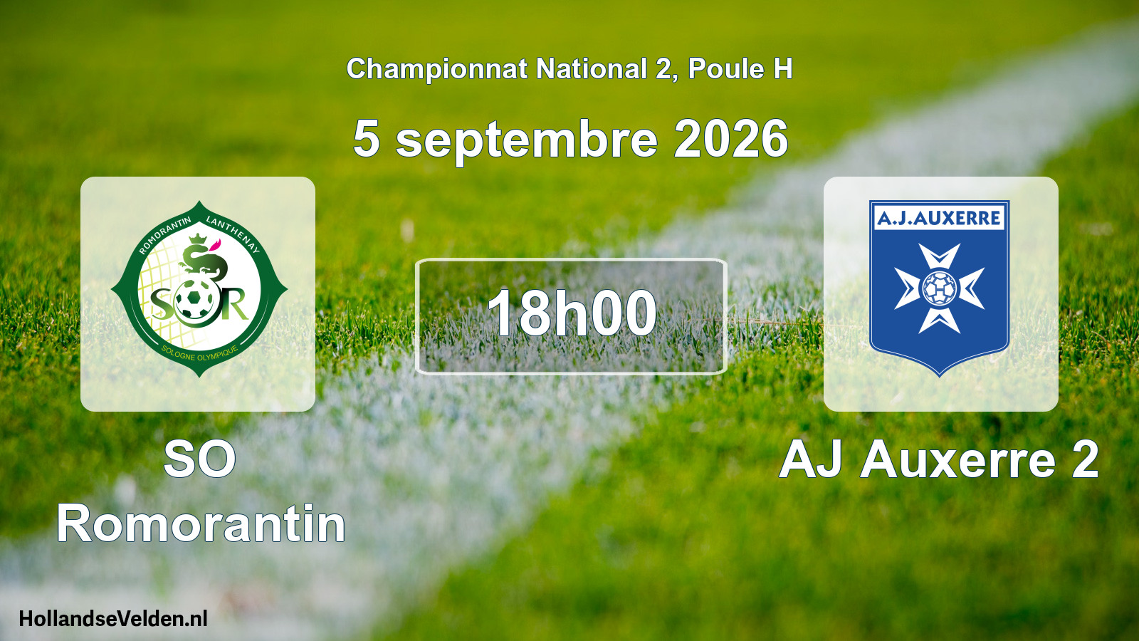 Scheduled Match: SO Romorantin - AJ Auxerre 2 (5 September 2026)