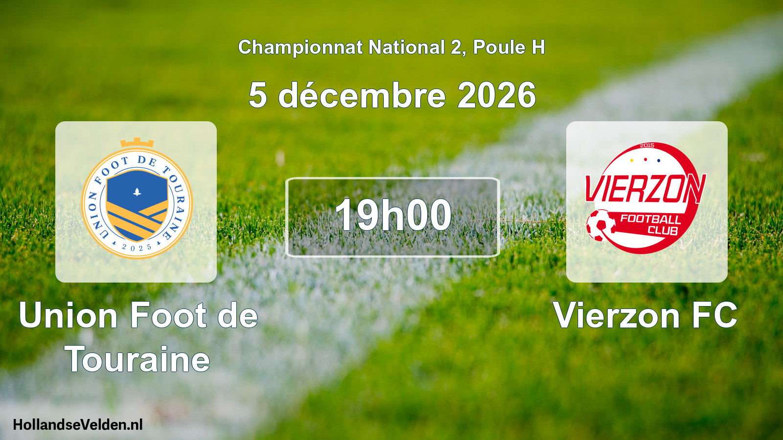 Scheduled Match: Union Foot de Touraine - Vierzon FC (5 December 2026)