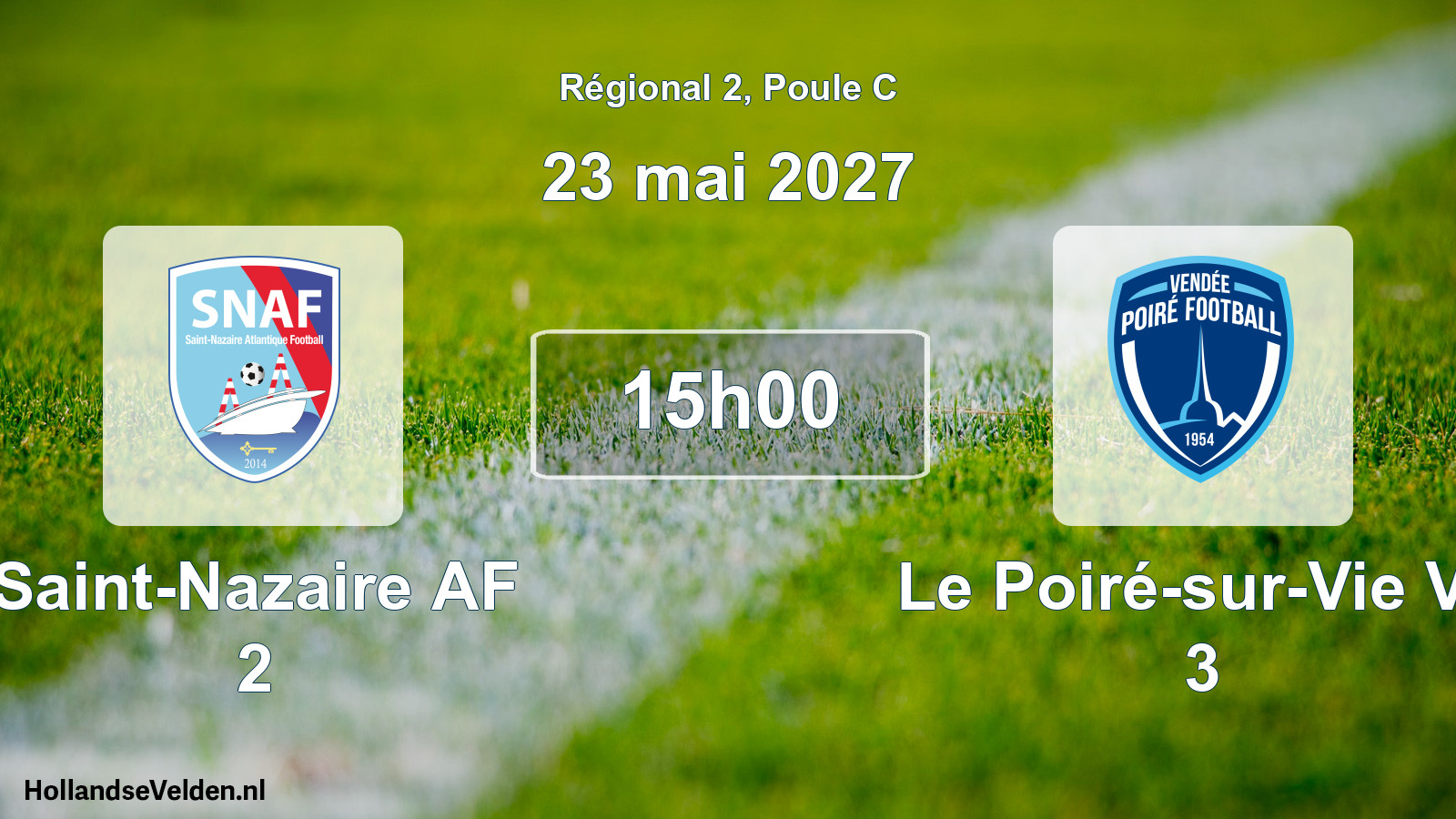 Scheduled Match: Saint-Nazaire AF 2 - Le Poiré-sur-Vie VF 3 (23 May 2027)