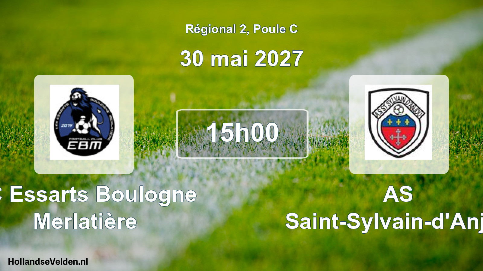 Scheduled Match: FC Essarts Boulogne Merlatière - AS Saint-Sylvain-d'Anjou (30 May 2027)