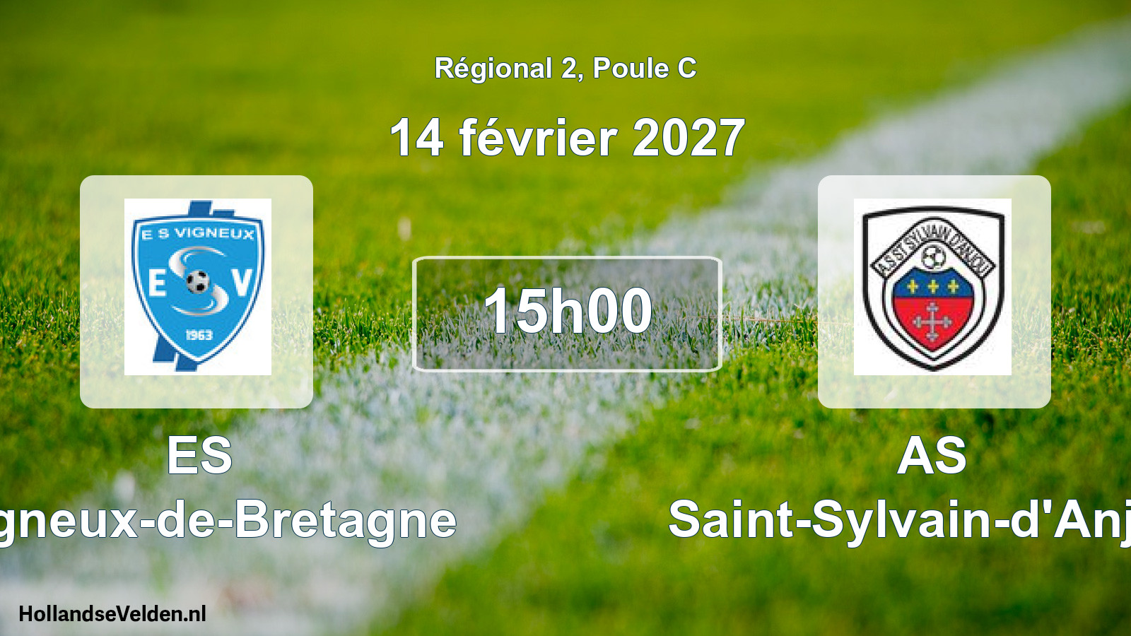 Scheduled Match: ES Vigneux-de-Bretagne - AS Saint-Sylvain-d'Anjou (14 February 2027)