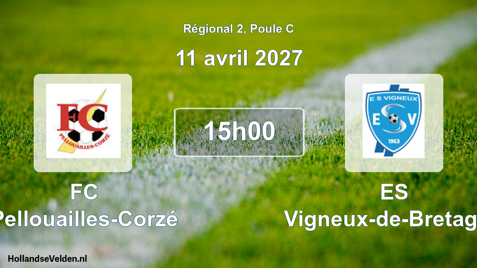 Scheduled Match: FC Pellouailles-Corzé - ES Vigneux-de-Bretagne (11 April 2027)
