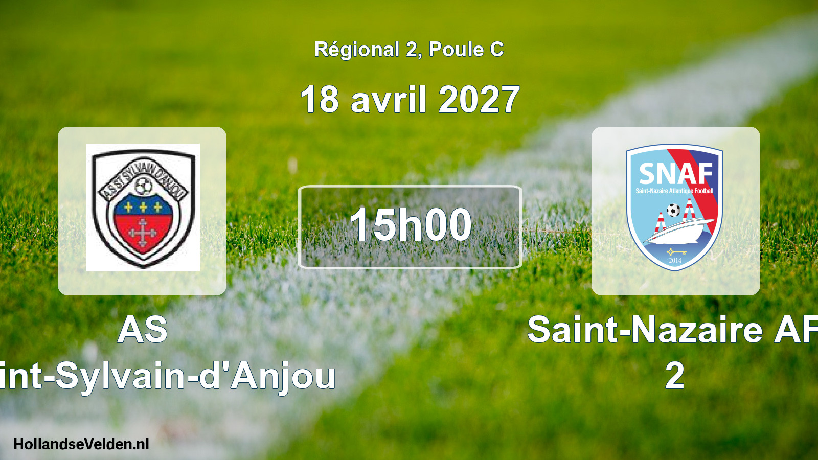 Scheduled Match: AS Saint-Sylvain-d'Anjou - Saint-Nazaire AF 2 (18 April 2027)