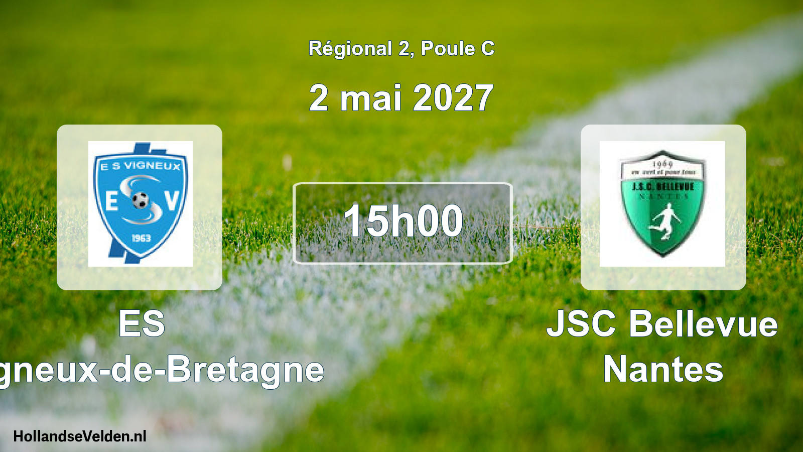 Scheduled Match: ES Vigneux-de-Bretagne - JSC Bellevue Nantes (2 May 2027)