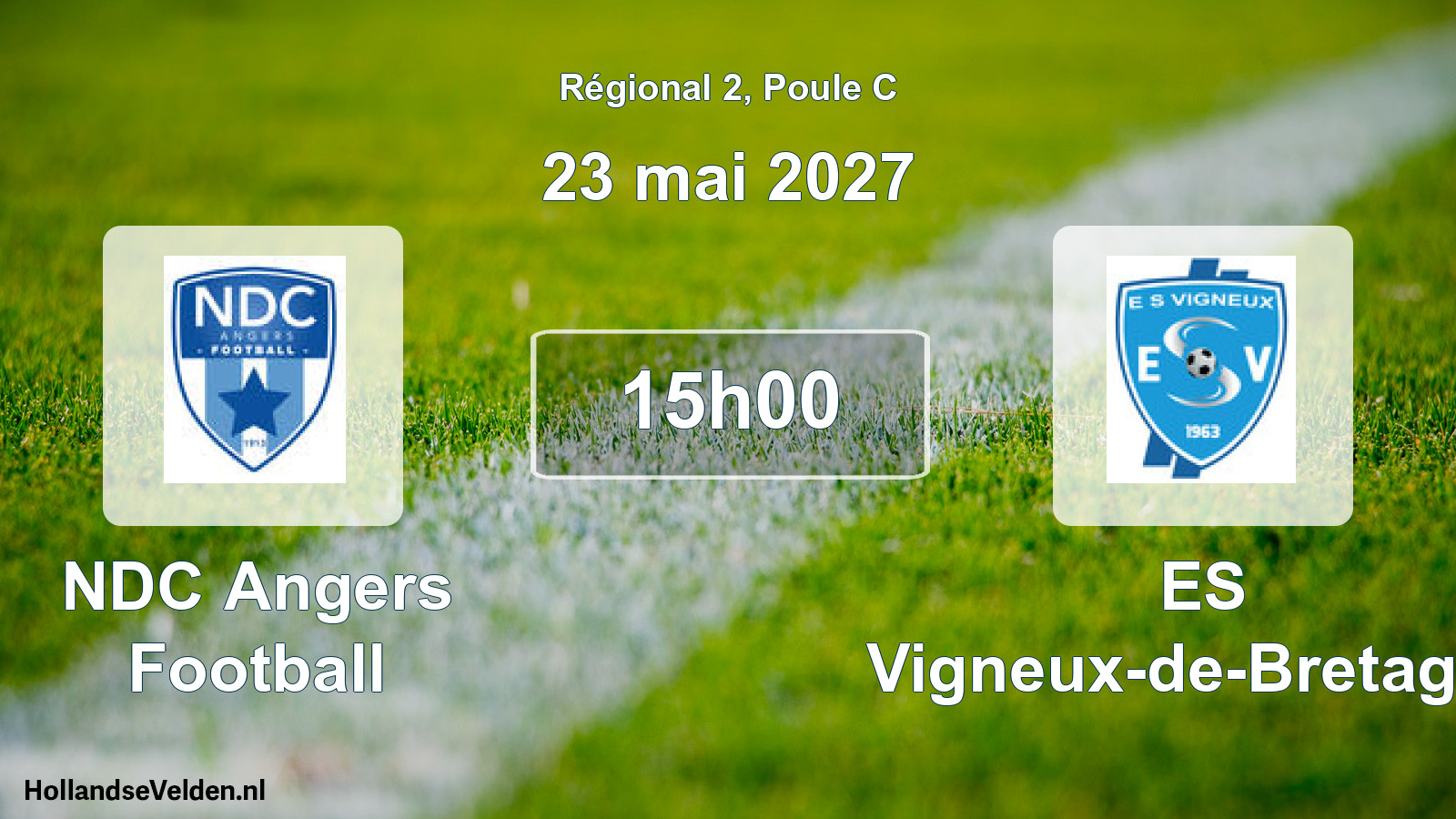 Scheduled Match: NDC Angers Football - ES Vigneux-de-Bretagne (23 May 2027)