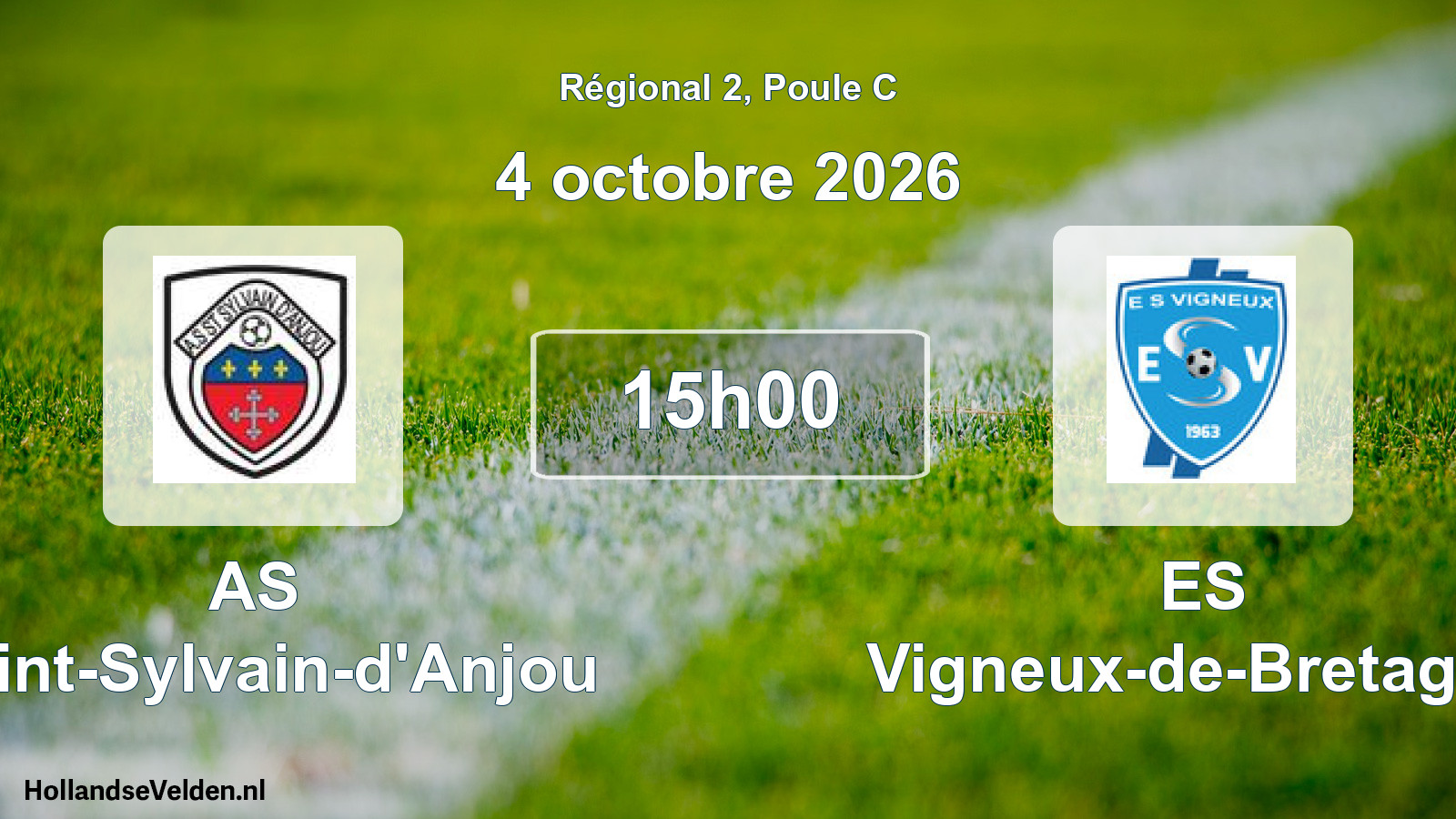 Scheduled Match: AS Saint-Sylvain-d'Anjou - ES Vigneux-de-Bretagne (4 October 2026)