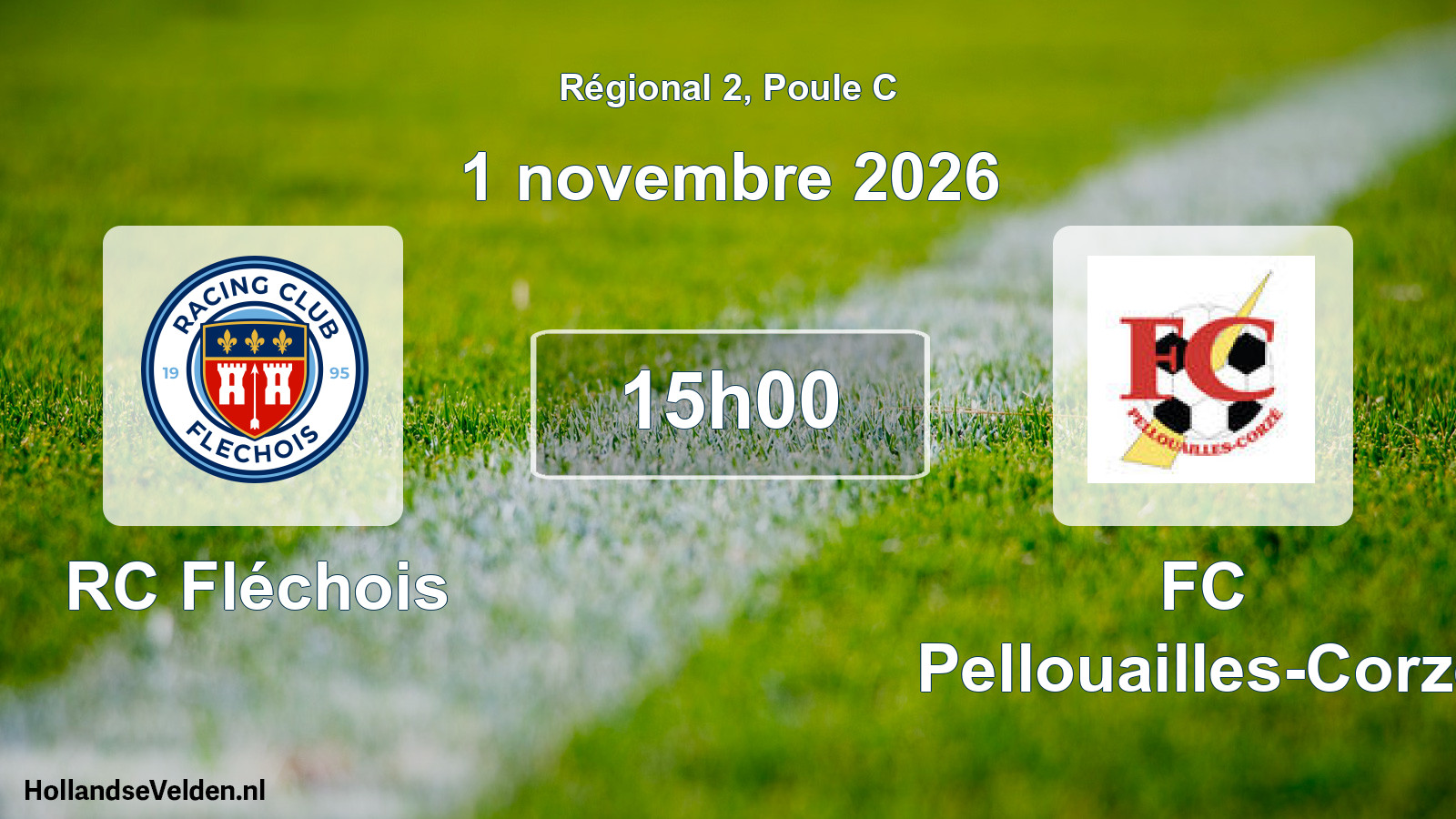 Scheduled Match: RC Fléchois - FC Pellouailles-Corzé (1 November 2026)