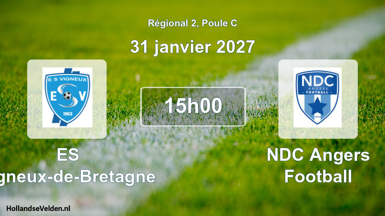 Scheduled Match: ES Vigneux-de-Bretagne - NDC Angers Football (31 January 2027)