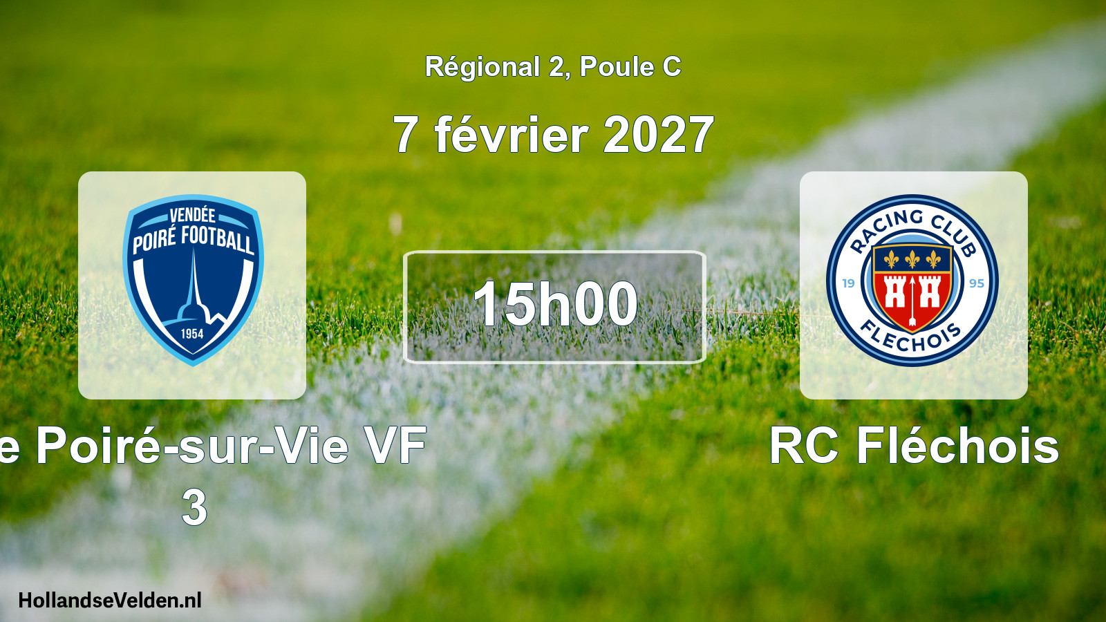 Match programmé: Le Poiré-sur-Vie VF 3 - RC Fléchois (7 février 2027)