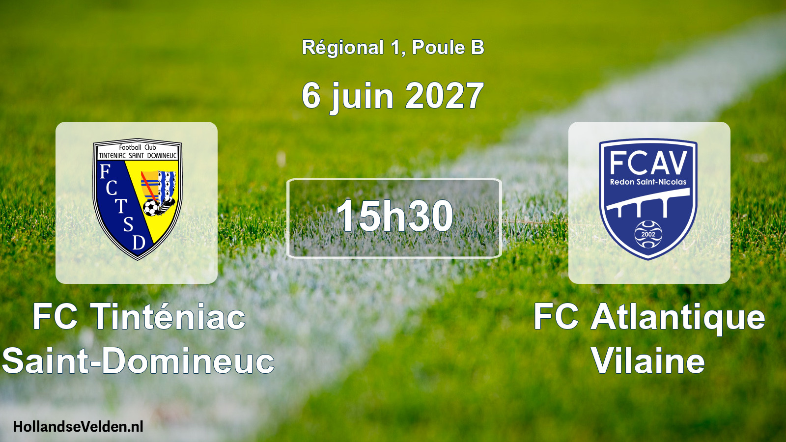 Scheduled Match: FC Tinténiac Saint-Domineuc - FC Atlantique Vilaine (6 June 2027)