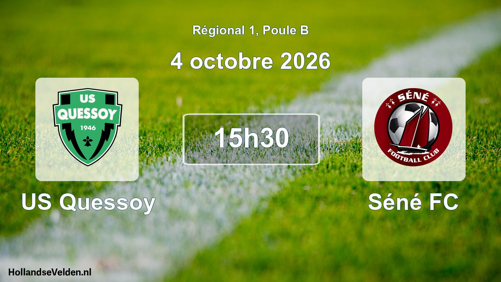 Scheduled Match: US Quessoy - Séné FC (4 October 2026)