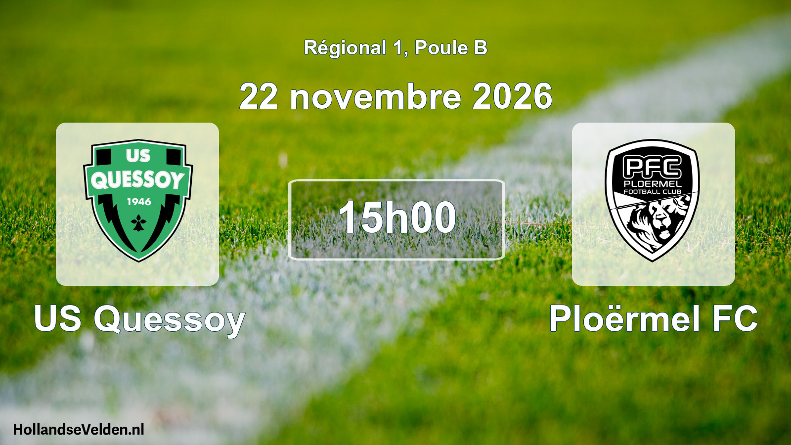 Scheduled Match: US Quessoy - Ploërmel FC (22 November 2026)