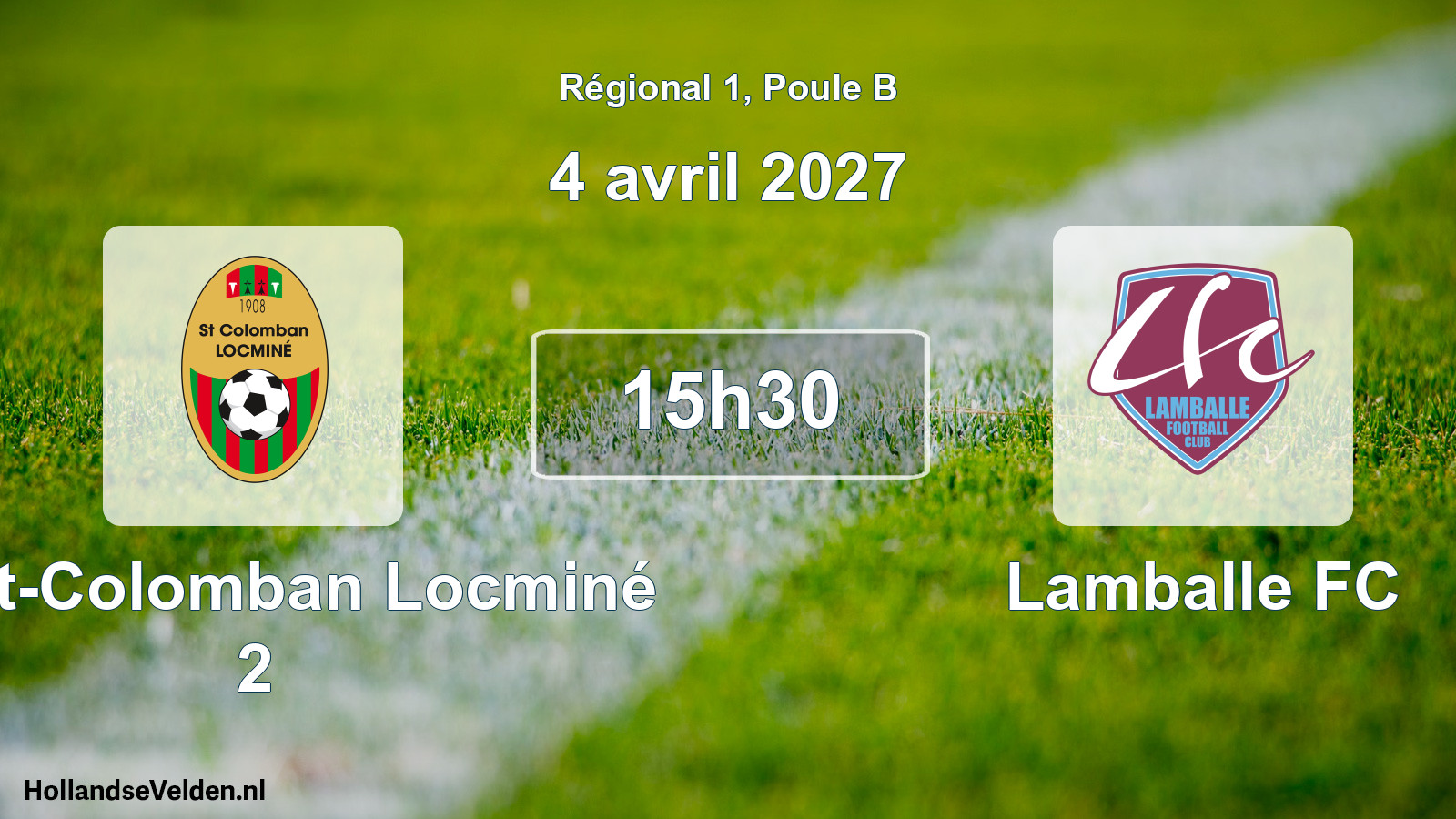 Scheduled Match: Saint-Colomban Locminé 2 - Lamballe FC (4 April 2027)