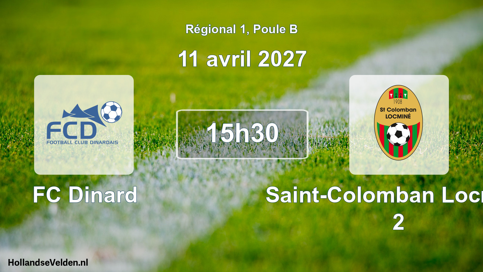Scheduled Match: FC Dinard - Saint-Colomban Locminé 2 (11 April 2027)