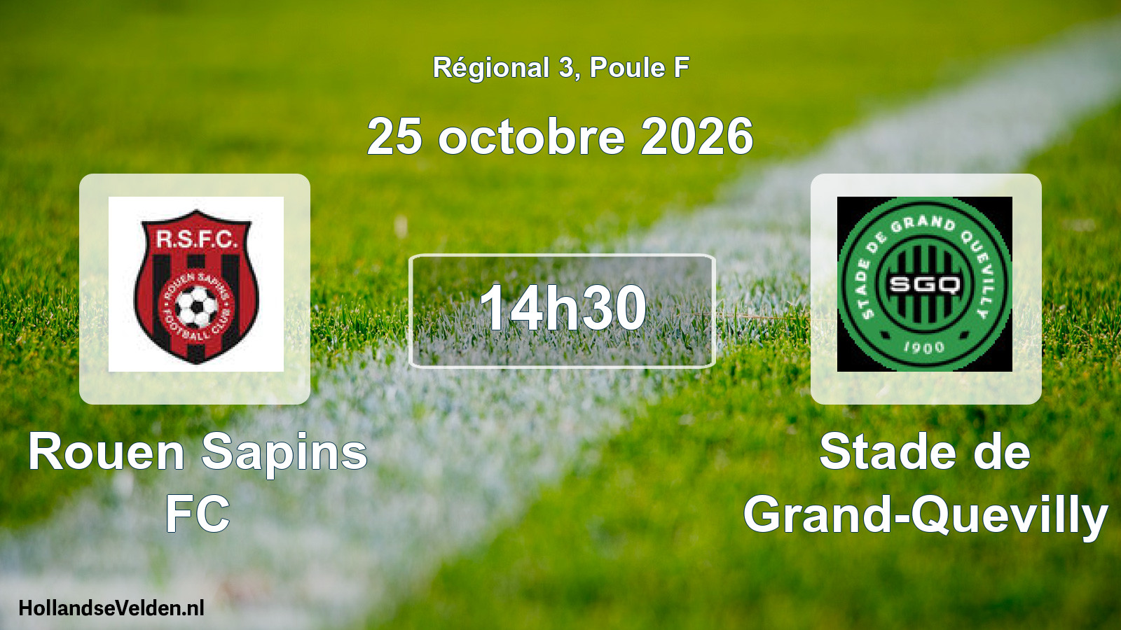 Scheduled Match: Rouen Sapins FC - Stade de Grand-Quevilly (25 October 2026)