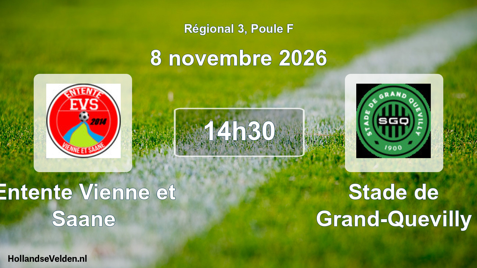 Scheduled Match: Entente Vienne et Saane - Stade de Grand-Quevilly (8 November 2026)