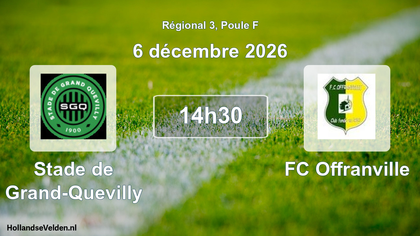 Scheduled Match: Stade de Grand-Quevilly - FC Offranville (6 December 2026)