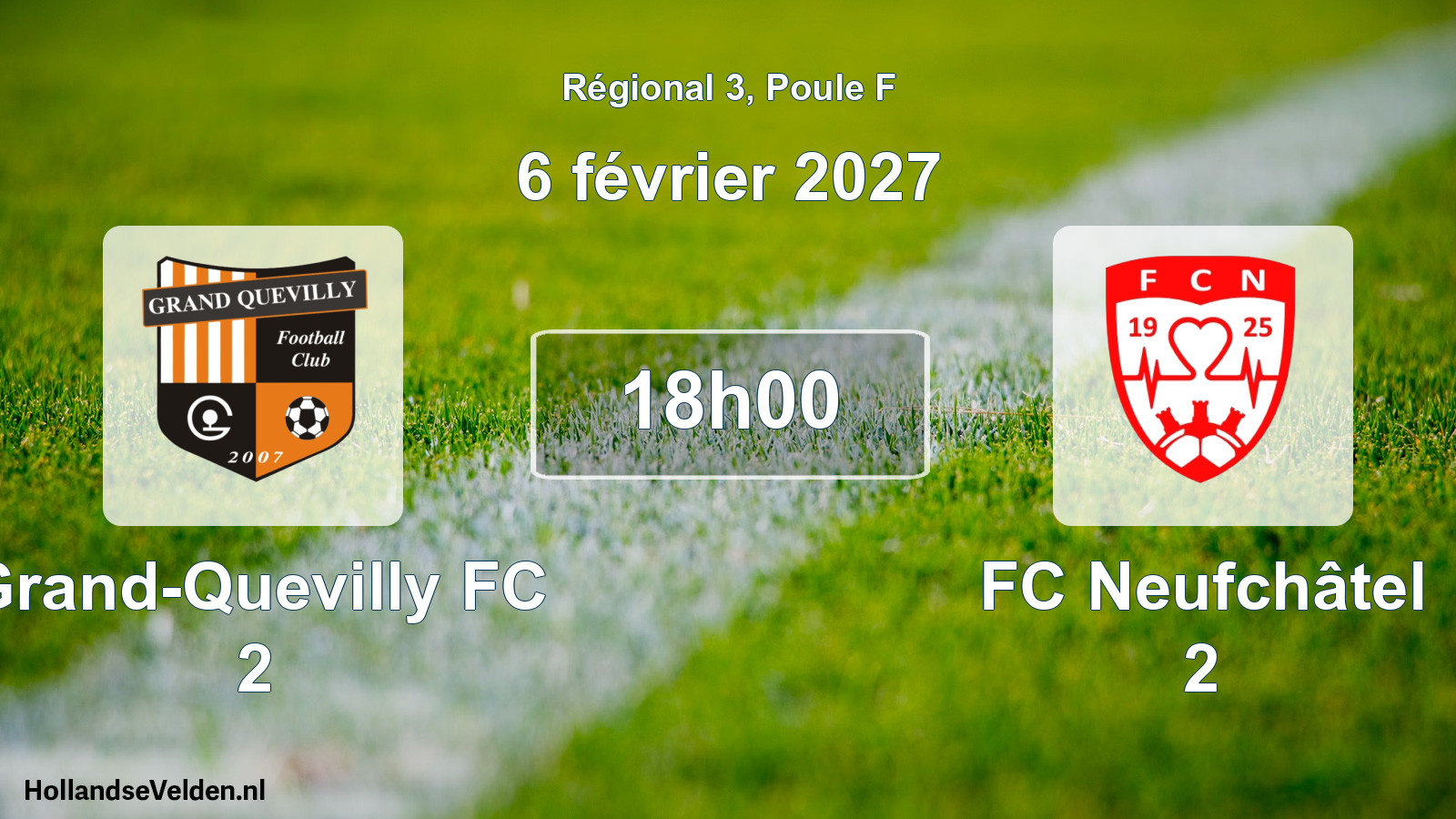 Scheduled Match: Grand-Quevilly FC 2 - FC Neufchâtel 2 (6 February 2027)
