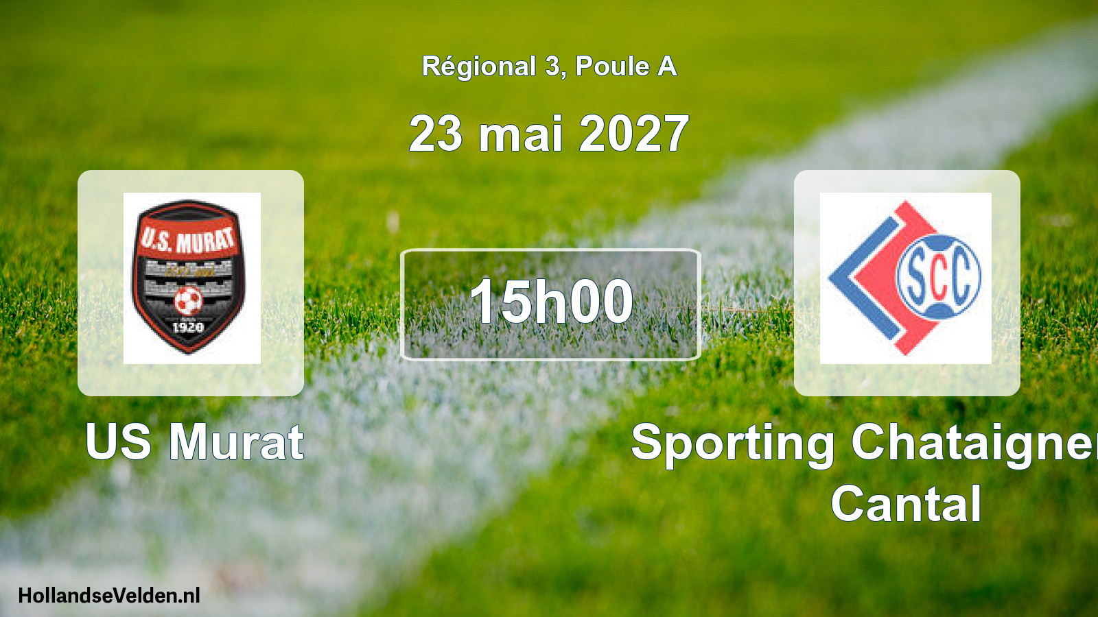 Match programmé: US Murat - Sporting Chataigneraie Cantal (23 mai 2027)