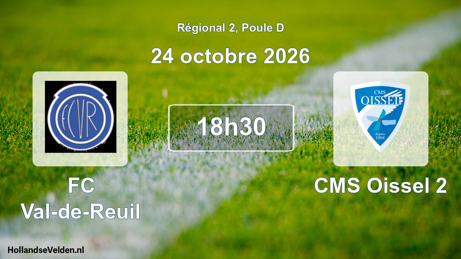 Scheduled Match: FC Val-de-Reuil - CMS Oissel 2 (24 October 2026)