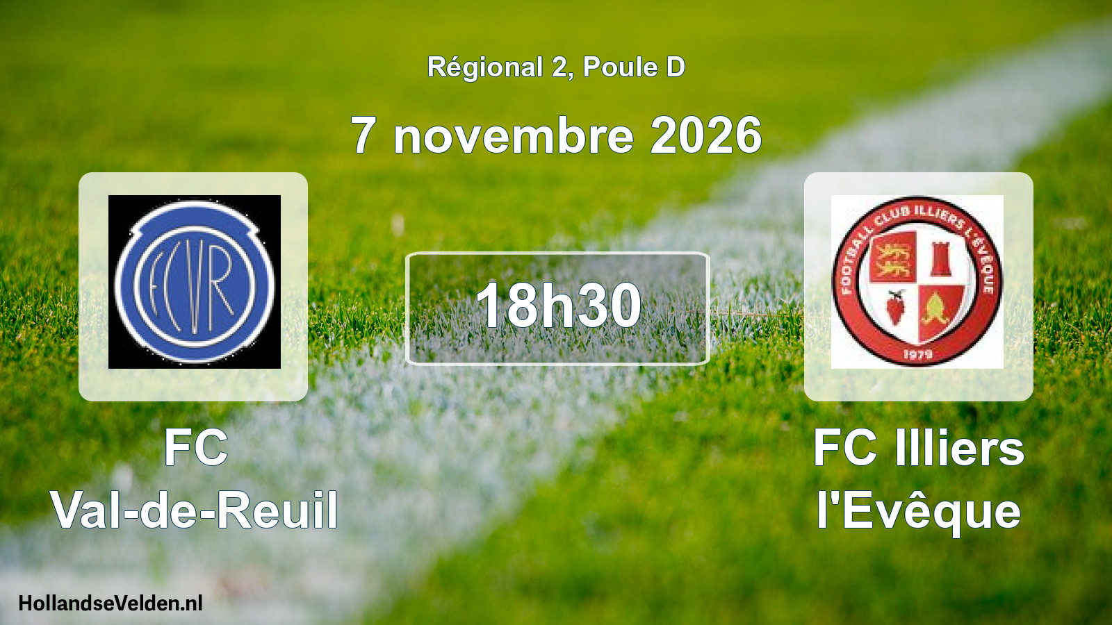 Scheduled Match: FC Val-de-Reuil - FC Illiers l'Evêque (7 November 2026)